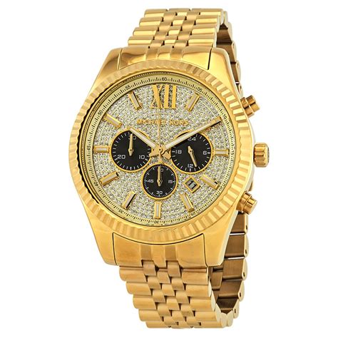 michael kors men's crystal watches|Michael Kors watch crystal replacement.